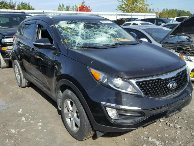 KNDPB3AC8F7778338 - 2015 KIA SPORTAGE L BLACK photo 1