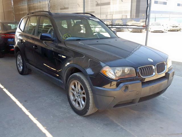 WBXPA73474WC42666 - 2004 BMW X3 2.5I BLACK photo 1