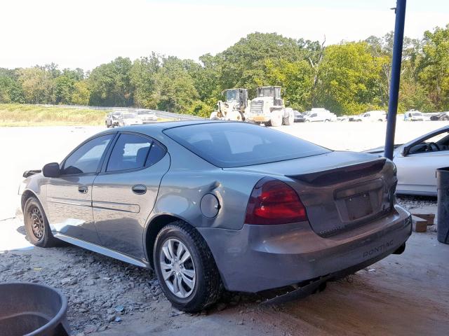 2G2WP522441294051 - 2004 PONTIAC GRAND PRIX GRAY photo 3