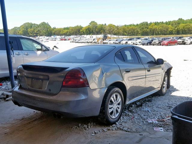 2G2WP522441294051 - 2004 PONTIAC GRAND PRIX GRAY photo 4