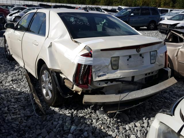 1G6DC67A060138174 - 2006 CADILLAC STS WHITE photo 9