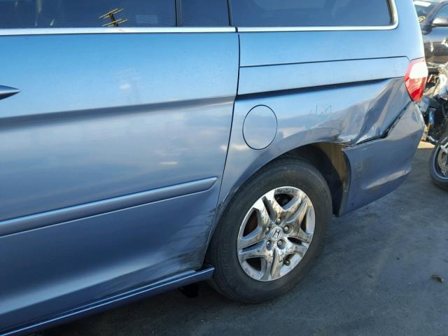 5FNRL38816B009603 - 2006 HONDA ODYSSEY TO BLUE photo 9