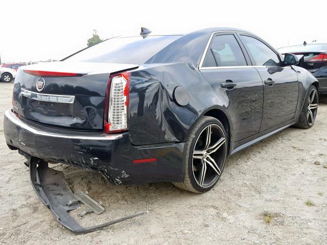 1G6DA5E53C0137621 - 2012 CADILLAC CTS BLACK photo 4