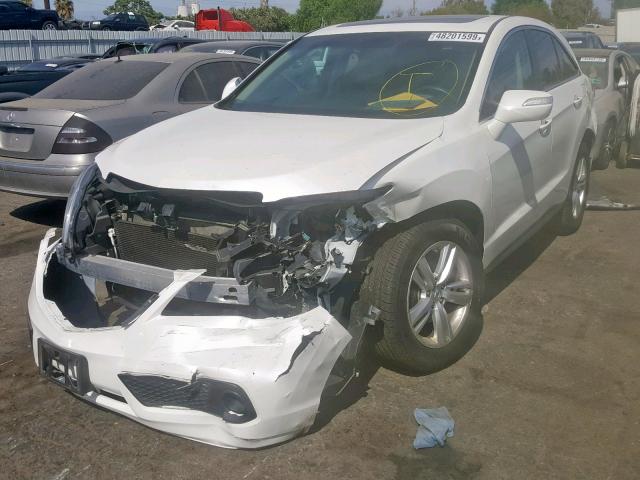 5J8TB3H37EL015562 - 2014 ACURA RDX WHITE photo 2