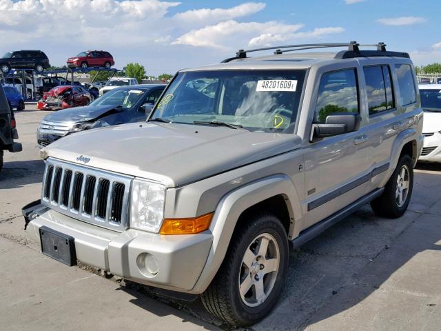 1J8HG48P07C671595 - 2007 JEEP COMMANDER 米色 照片 2