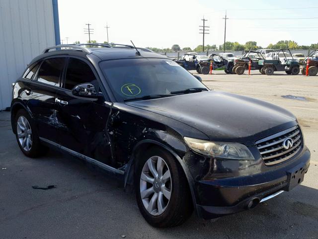 JNRAS08W97X203624 - 2007 INFINITI FX35 BLACK photo 1