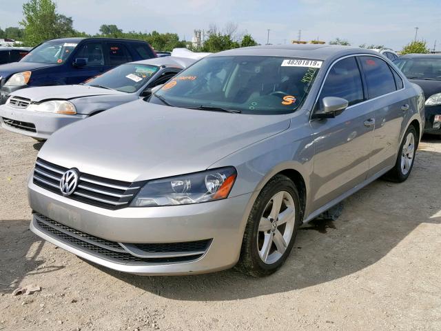 1VWBH7A31CC026903 - 2012 VOLKSWAGEN PASSAT SE SILVER photo 2