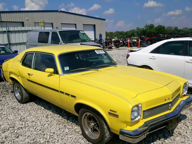 4B27H3N121405 - 1973 BUICK APOLLO YELLOW photo 2