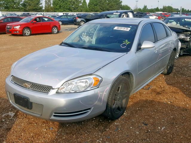 2G1WB5E31E1143189 - 2014 CHEVROLET IMPALA LIM SILVER photo 2