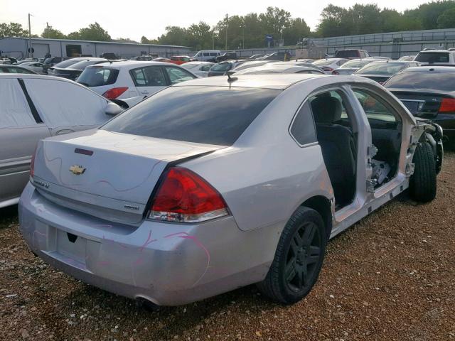 2G1WB5E31E1143189 - 2014 CHEVROLET IMPALA LIM SILVER photo 4