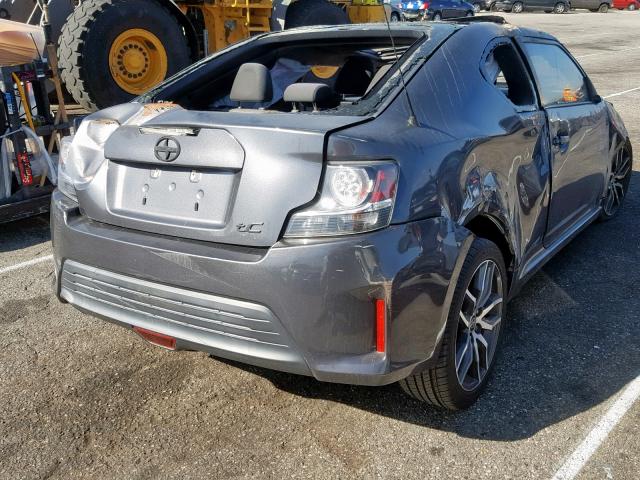 JTKJF5C77F3096461 - 2015 TOYOTA SCION TC ნაცრისფერი ფოტო 4