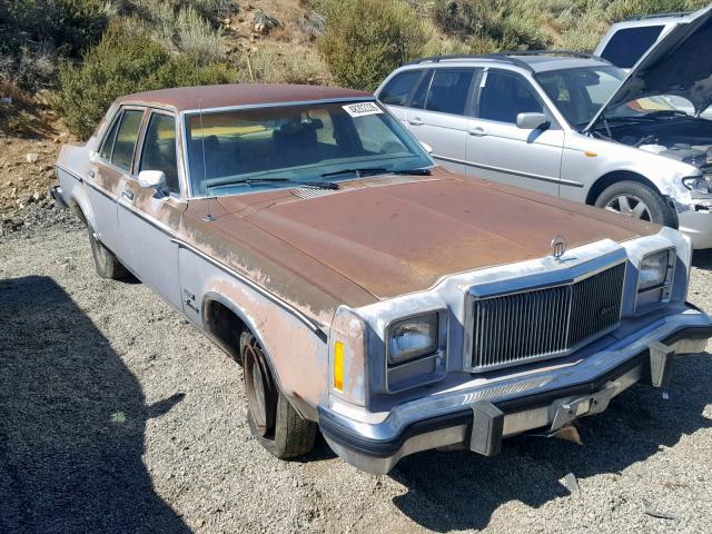 8W34F549267 - 1978 MERCURY MONARCH SILVER photo 1