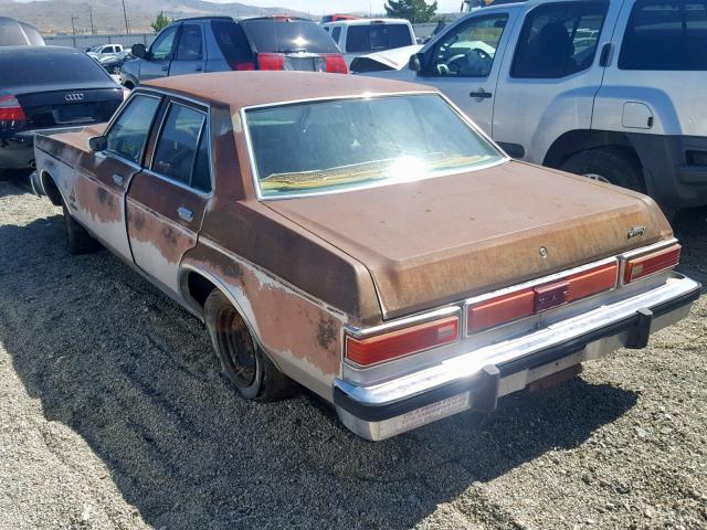 8W34F549267 - 1978 MERCURY MONARCH SILVER photo 3