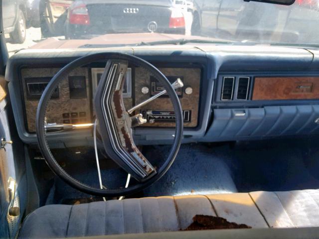 8W34F549267 - 1978 MERCURY MONARCH SILVER photo 9