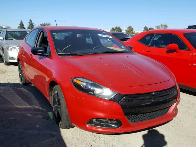 1C3CDFBB2GD539875 - 2016 DODGE DART SXT RED photo 1