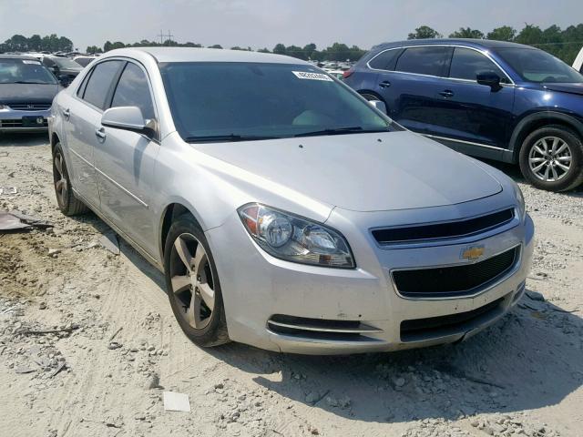 1G1ZC5EU3CF380548 - 2012 CHEVROLET MALIBU 1LT SILVER photo 1