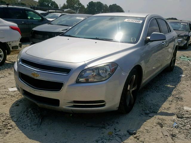 1G1ZC5EU3CF380548 - 2012 CHEVROLET MALIBU 1LT SILVER photo 2