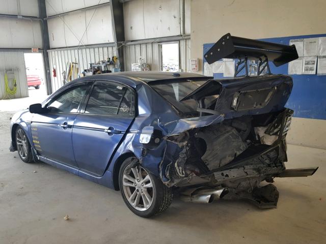 19UUA66215A049883 - 2005 ACURA TL BLUE photo 3