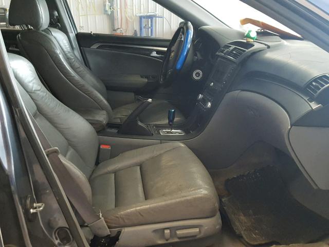 19UUA66215A049883 - 2005 ACURA TL BLUE photo 5