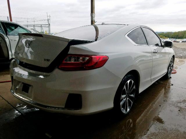 1HGCT2B86DA009094 - 2013 HONDA ACCORD EXL WHITE photo 4