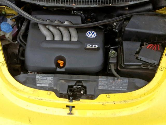 3VWCC21C2YM410698 - 2000 VOLKSWAGEN NEW BEETLE 黄色 照片 7