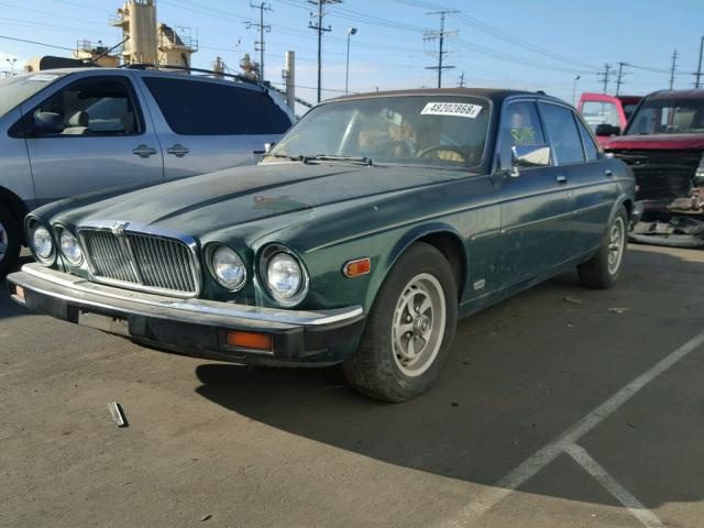 SAJAV1340DC356870 - 1983 JAGUAR XJ6 GREEN photo 2