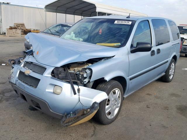 1GNDV23W47D164554 - 2007 CHEVROLET UPLANDER L BLUE photo 2