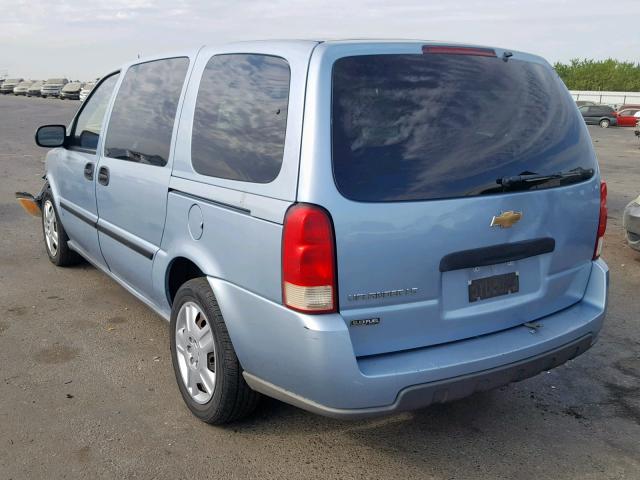 1GNDV23W47D164554 - 2007 CHEVROLET UPLANDER L BLUE photo 3