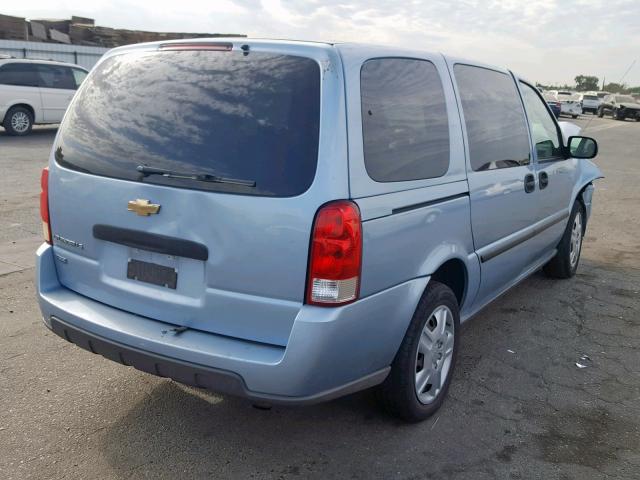 1GNDV23W47D164554 - 2007 CHEVROLET UPLANDER L BLUE photo 4