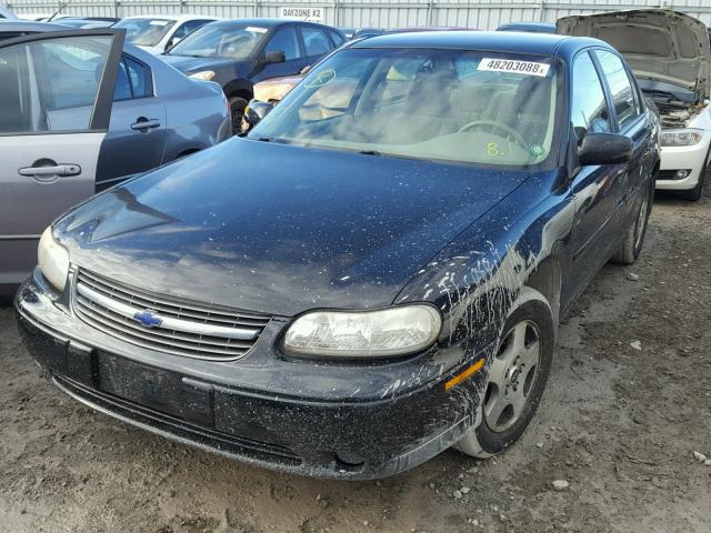 1G1NE52JX2M674414 - 2002 CHEVROLET MALIBU LS 黑色 照片 2