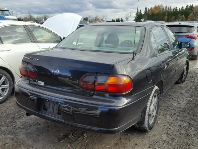1G1NE52JX2M674414 - 2002 CHEVROLET MALIBU LS 黑色 照片 4