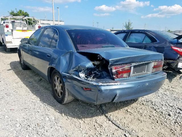 1G4CW54K014289908 - 2001 BUICK PARK AVENU BLUE photo 3