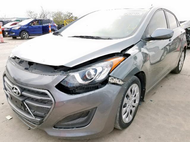 KMHD35LH5GU327550 - 2016 HYUNDAI ELANTRA GT GRAY photo 2