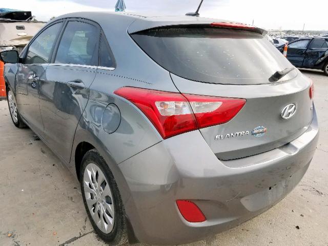 KMHD35LH5GU327550 - 2016 HYUNDAI ELANTRA GT GRAY photo 3