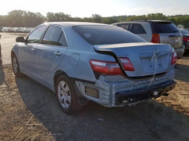 4T1BE46K28U754740 - 2008 TOYOTA CAMRY CE BLUE photo 3