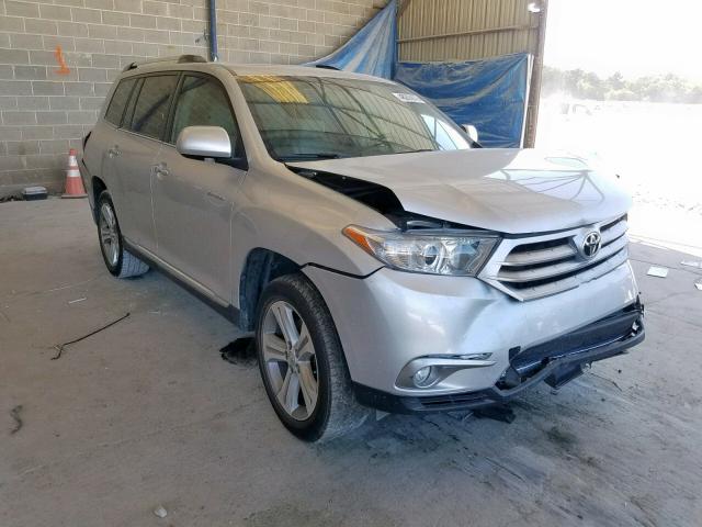 5TDYK3EH0DS127301 - 2013 TOYOTA HIGHLANDER SILVER photo 1