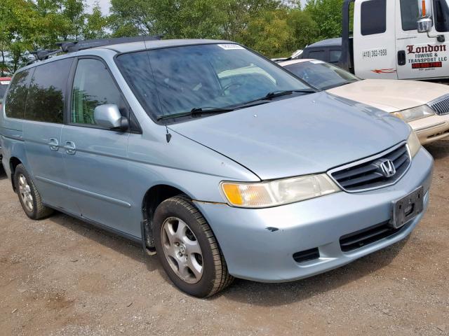 5FNRL18014B135164 - 2004 HONDA ODYSSEY EX BLUE photo 1