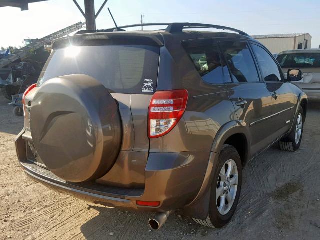 JTMZF31V095000825 - 2009 TOYOTA RAV4 LIMIT BROWN photo 4