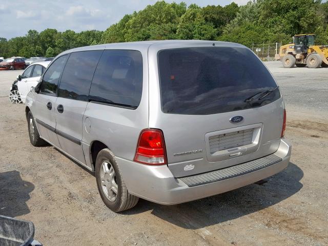 2FMDA50625BA00406 - 2005 FORD FREESTAR S SILVER photo 3