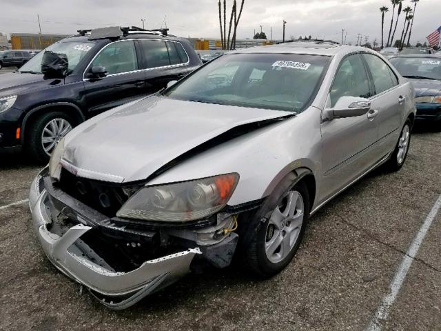 JH4KB16575C002781 - 2005 ACURA RL SILVER photo 2