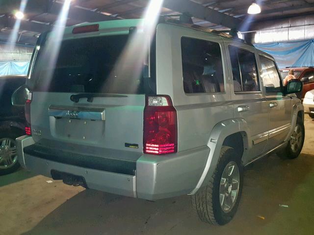 1J8HG58P47C529370 - 2007 JEEP COMMANDER ვერცხლისფერი ფოტო 4