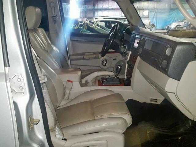1J8HG58P47C529370 - 2007 JEEP COMMANDER ვერცხლისფერი ფოტო 5