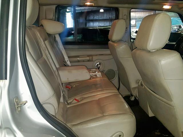1J8HG58P47C529370 - 2007 JEEP COMMANDER ვერცხლისფერი ფოტო 6
