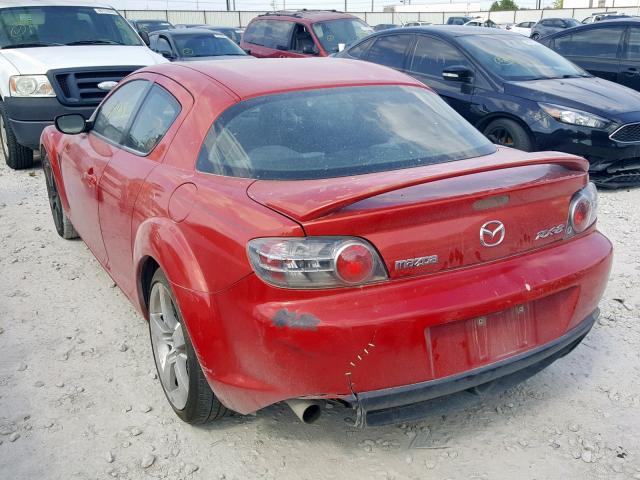 JM1FE173240113679 - 2004 MAZDA RX8 RED photo 3