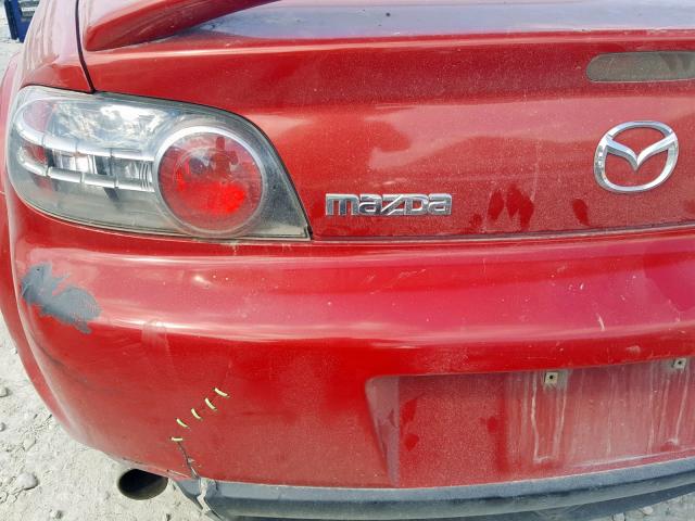 JM1FE173240113679 - 2004 MAZDA RX8 RED photo 9