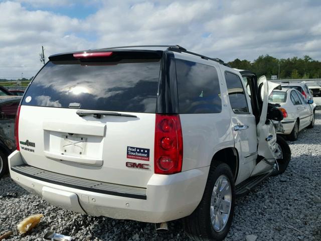 1GKS1CE09BR124156 - 2011 GMC YUKON SLT WHITE photo 4