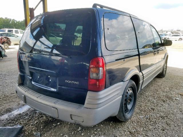 1GMDX03E9YD200427 - 2000 PONTIAC MONTANA BLUE photo 4