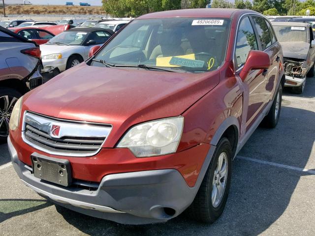 3GSCL33P29S544976 - 2009 SATURN VUE XE RED photo 2