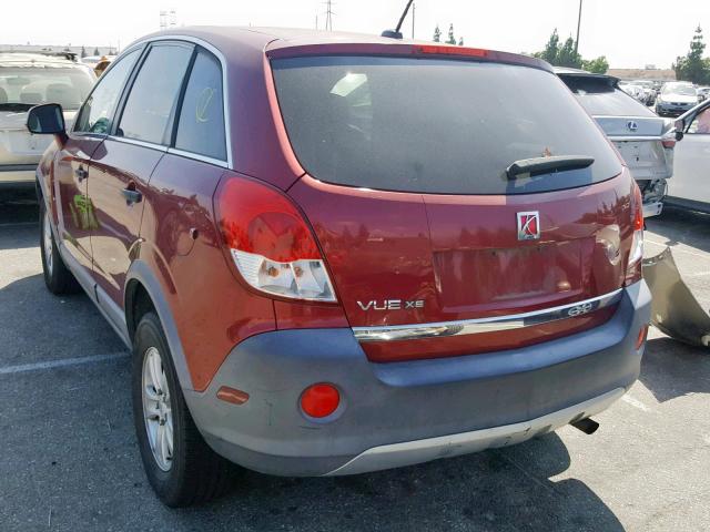 3GSCL33P29S544976 - 2009 SATURN VUE XE RED photo 3