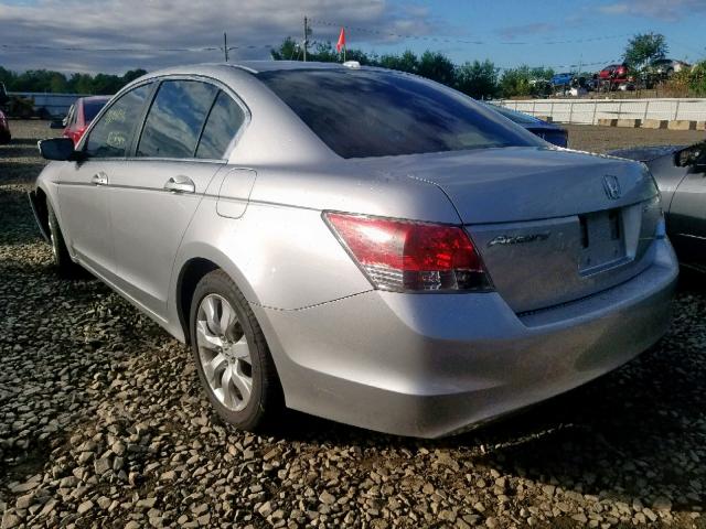 1HGCP26819A129830 - 2009 HONDA ACCORD EXL SILVER photo 3